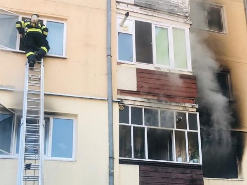 Tűz ütött ki egy sepsiszentgyörgyi tömbházlakásban