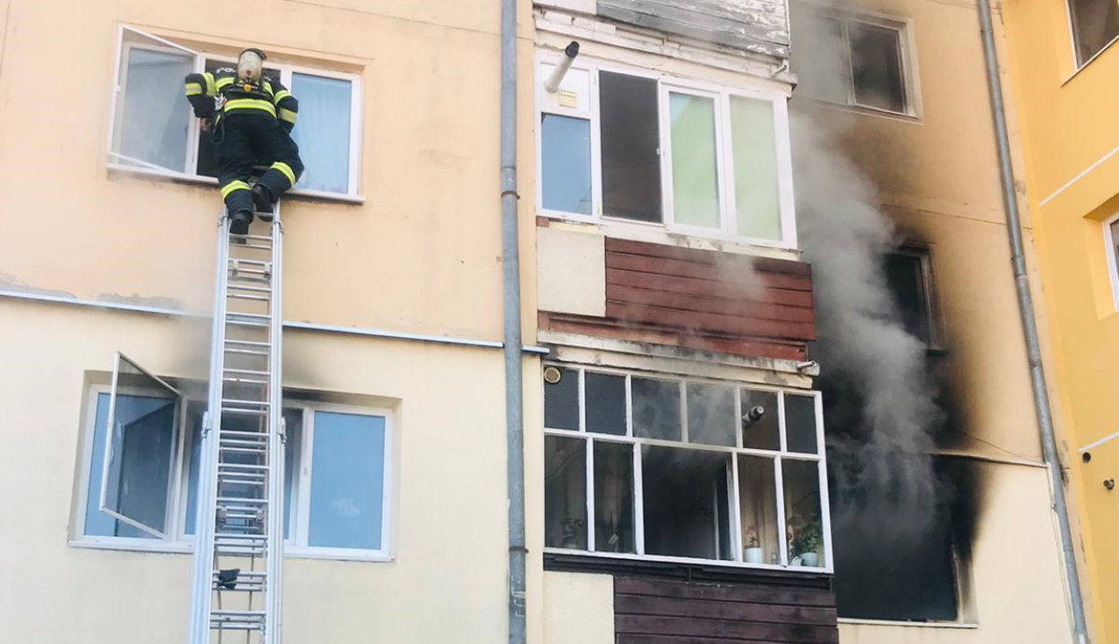 Tűz ütött ki egy sepsiszentgyörgyi tömbházlakásban