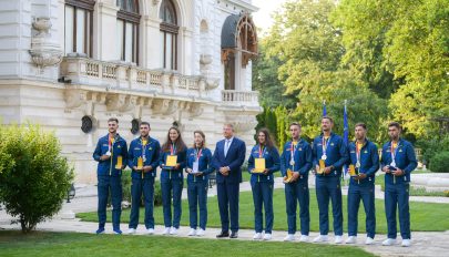 Kitüntette Iohannis elnök az olimpiai érmet szerzett román sportolókat