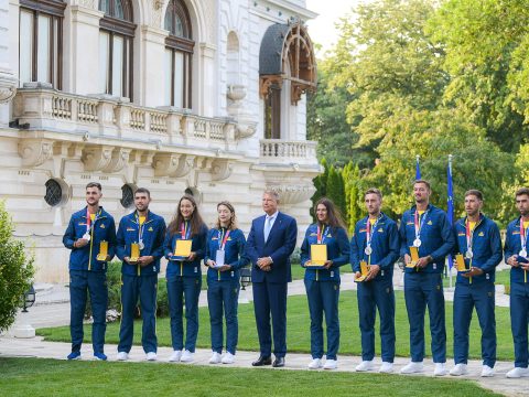 Kitüntette Iohannis elnök az olimpiai érmet szerzett román sportolókat