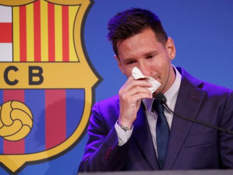 Lionel Messi könnyek között búcsúzott a Barcelonától