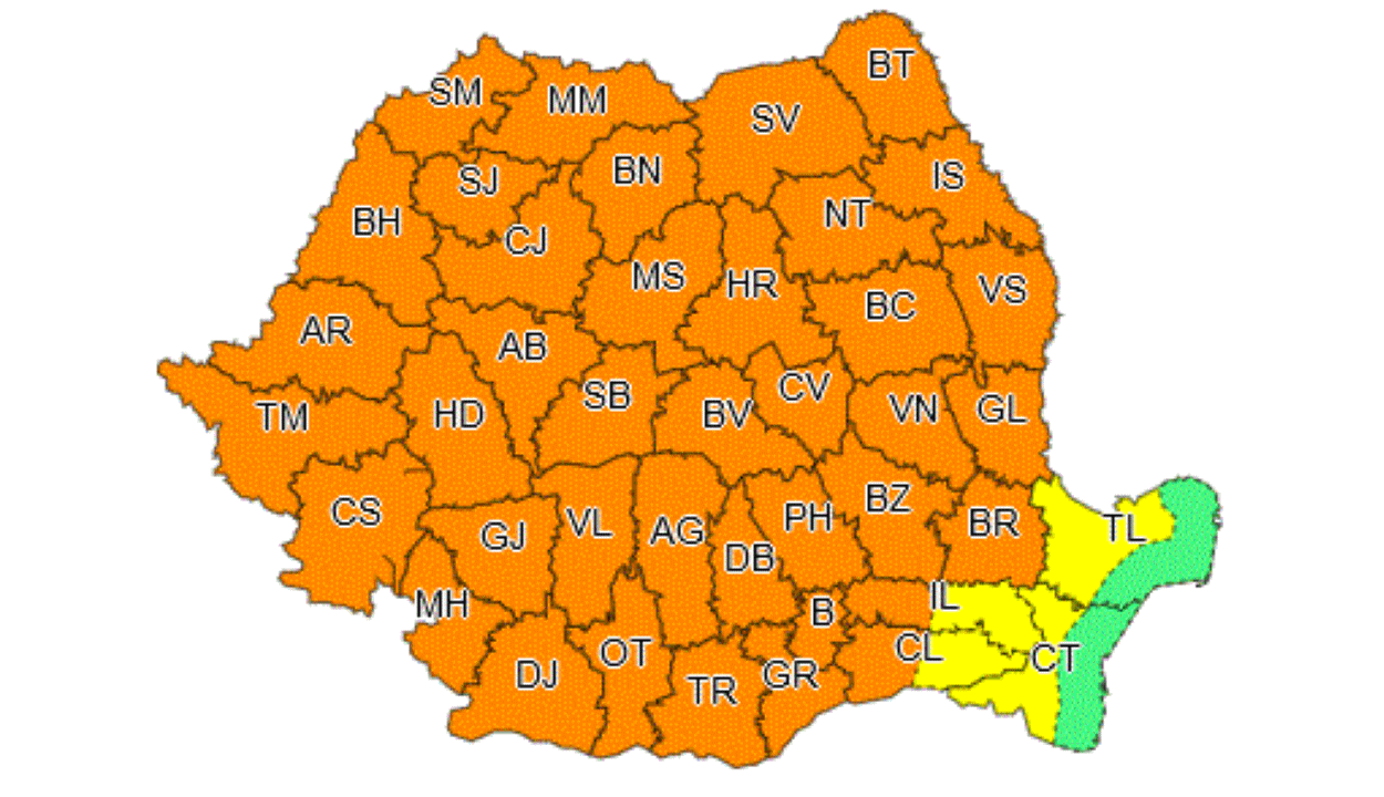 Másodfokú viharriasztás péntek reggelig az ország legnagyobb részében