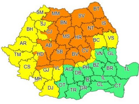 Narancssárga viharriasztást adtak ki 18 megyére