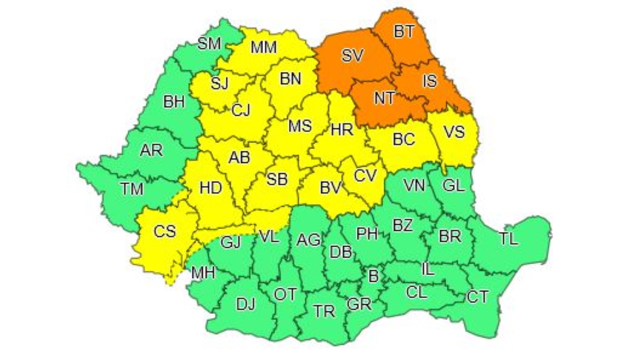 Zivatarokra és nagy mennyiségű csapadékra figyelmeztetnek a meteorológusok