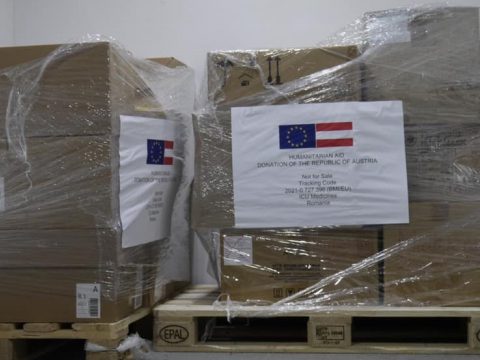 Több mint ezer doboz Covid-gyógyszert küldött Ausztria Romániának