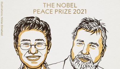 Egy Fülöp-szigeteki és egy orosz újságírónak ítélték oda a Nobel-békedíjat