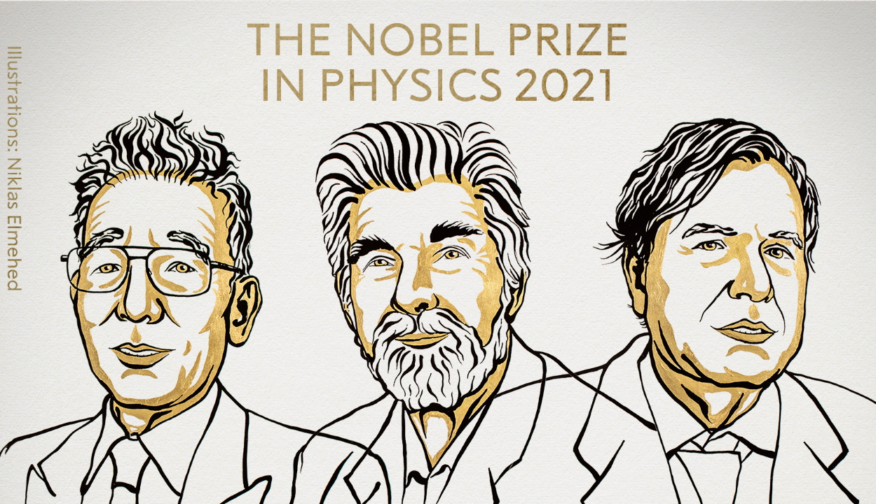 A komplex fizikai rendszerek kutatásáért hárman kapják a fizikai Nobel-díjat