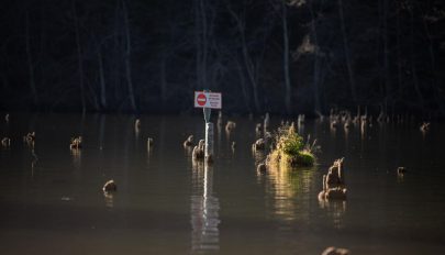 Vízvédelmi munkálatokkal próbálják lassítani a Gyilkos-tó feltöltődését