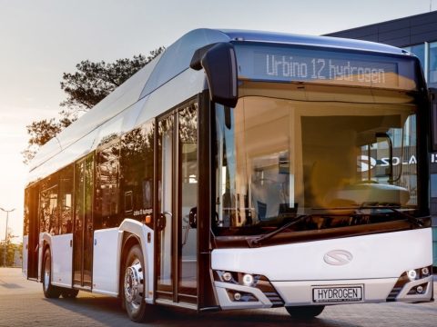 Sepsiszentgyörgyön is tesztelik a hidrogénmeghajtású Solaris-autóbuszt