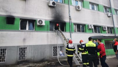 Tűz ütött ki a konstancai járványkórház intenzív osztályán, heten meghaltak