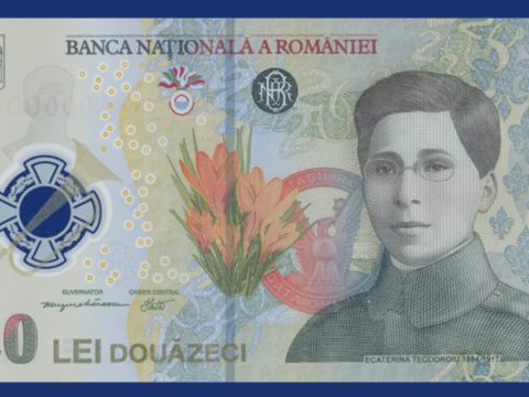 Bemutatta az új, 20 lejes bankjegyet a BNR