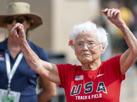 Világcsúcsot futott a 105 éves sprinter, mégsem volt elégedett