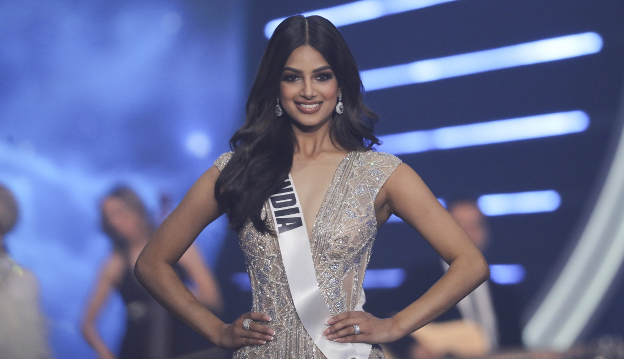 A Miss Universe-döntőben macskanyávogást utánzó Harnaaz Sandhu lett a világ legszebb nője
