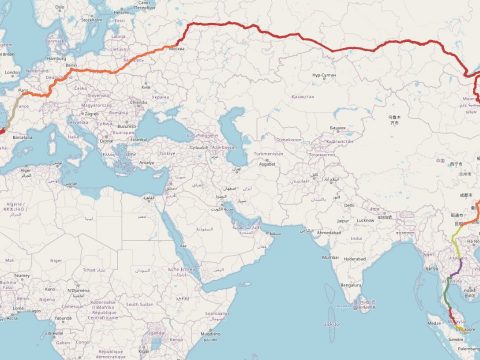 A világ leghosszabb vonatútja: 19 ezer kilométer, 13 országon át, 21 nap alatt