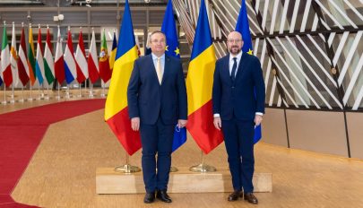 FRISSÍTVE: Az Európai Tanács elnökével egyeztetett Brüsszelben Nicolae Ciucă kormányfő