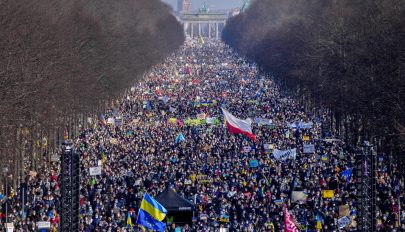 Európa-szerte százezrek nyilvánítottak szolidaritást az ukrán néppel és ítélték el az orosz inváziót
