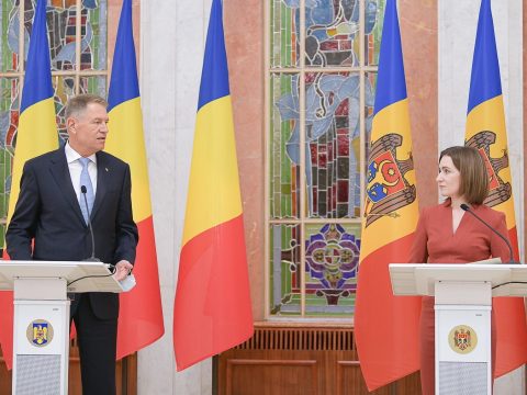 Iohannis Chişinăuban: Románia kiáll a Moldovai Köztársaság mellett, ahogy mindig is tette