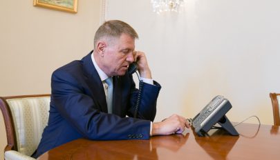 Volodimir Zelenszkij ukrán elnökkel beszélt telefonon Klaus Iohannis