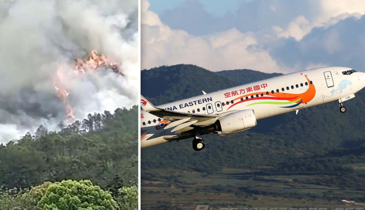 FRISSÍTVE: Lezuhant egy belföldi utasszállító repülőgép Dél-Kínában