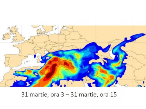 Szaharai por érkezik Románia fölé