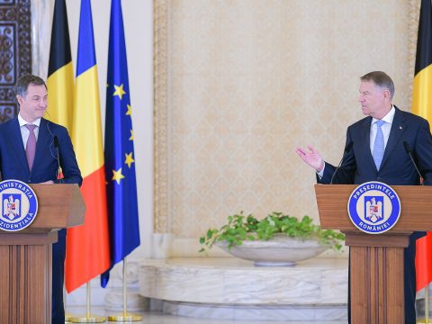 Biztonságpolitikai és energetikai kérdésekről tárgyalt Iohannis a belga miniszterelnökkel