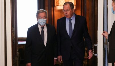 Tűzszünetet sürgetett az ENSZ főtitkára Moszkvában