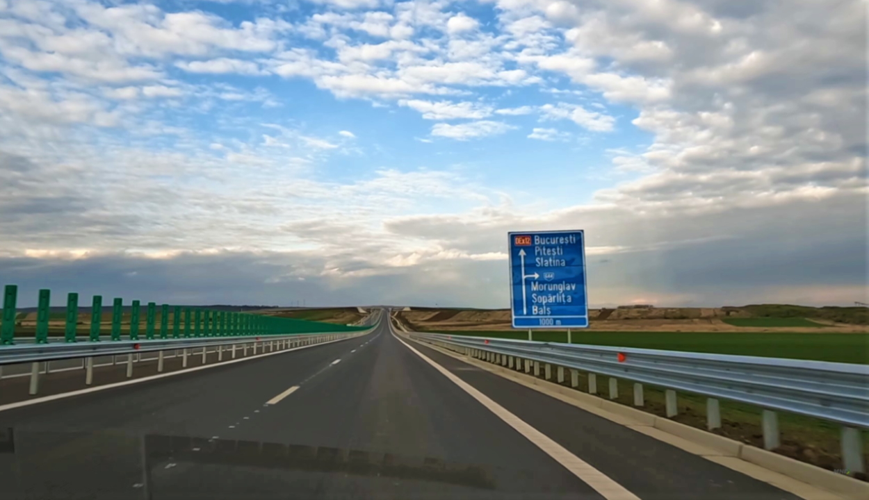 Felavatták a Pitești és Craiova közötti gyorsforgalmi út első, 18 kilométeres szakaszát