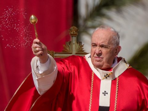 Két év után Ferenc pápa ismét a Szent Péter téren mutatta be a virágvasárnapi szentmisét