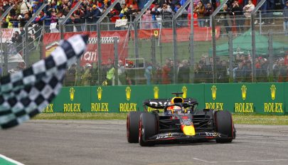 Forma-1: Verstappen rajt-cél győzelmet aratott Imolában