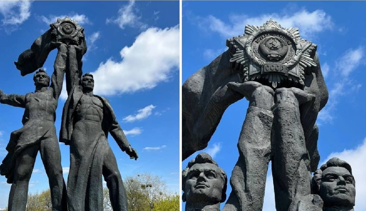 Lebontják Kijevben az ukrán–orosz barátságot jelképező szovjet szoboregyüttest