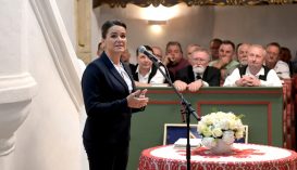 Novák Katalin Magyarlapádon: a közösségépítés templomépítéssel kezdődik