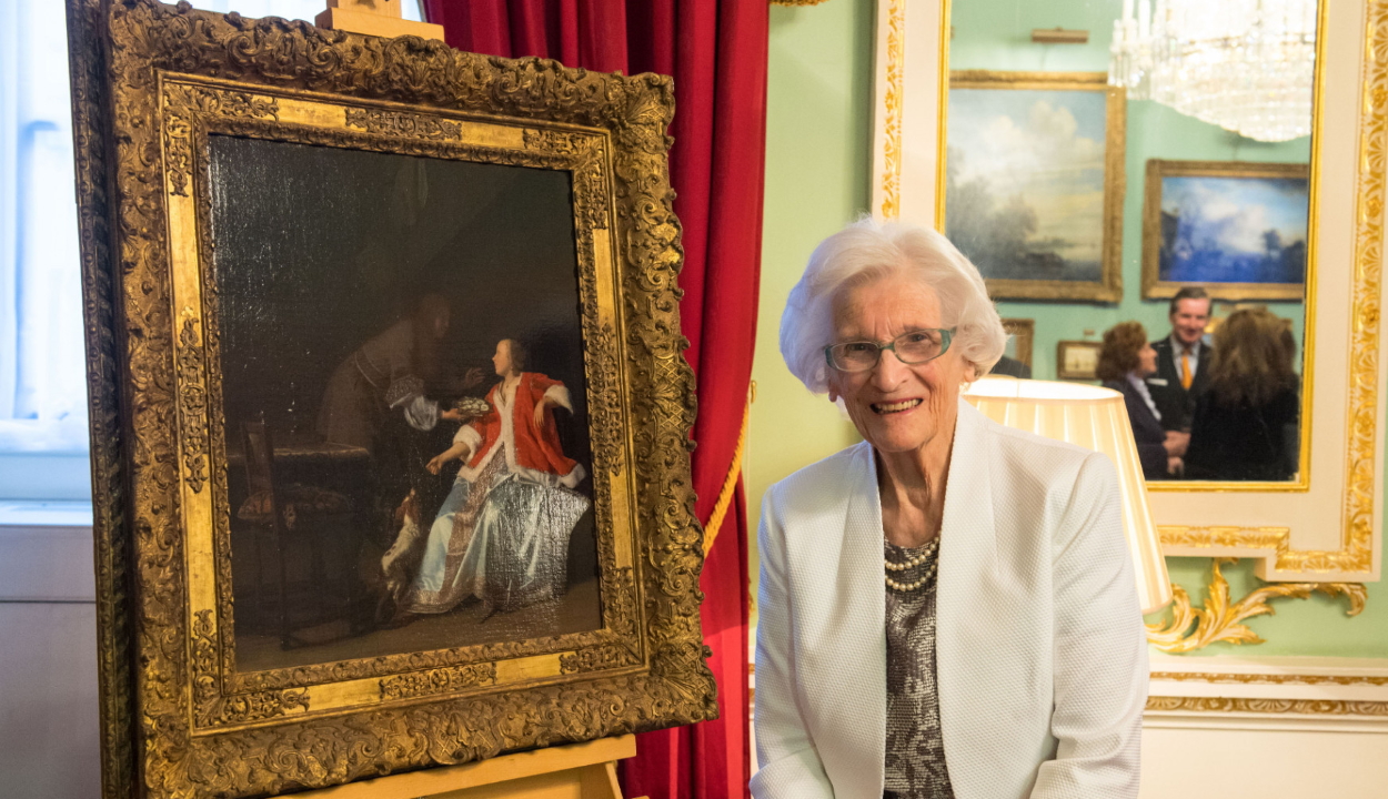 Visszakapta a nácik által elrabolt festményét egy 101 éves holland nő