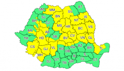 Fokozott légköri instabilitás vasárnap estig az ország háromnegyed részében