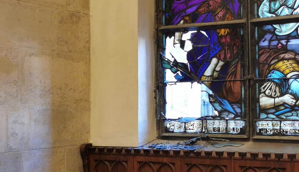 Betörtek a frissen felújított kolozsvári Szent Mihály-templomba
