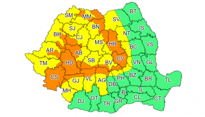 Záporokra, zivatarokra figyelmeztető riasztások vannak érvényben szerdáig