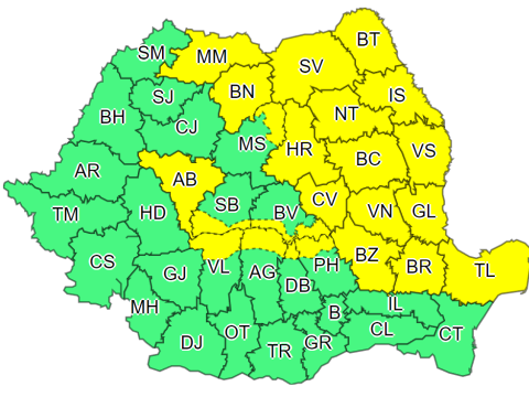 Az északi és keleti országrészben viharos időjárás, a déli és a nyugati megyékben kánikula várható