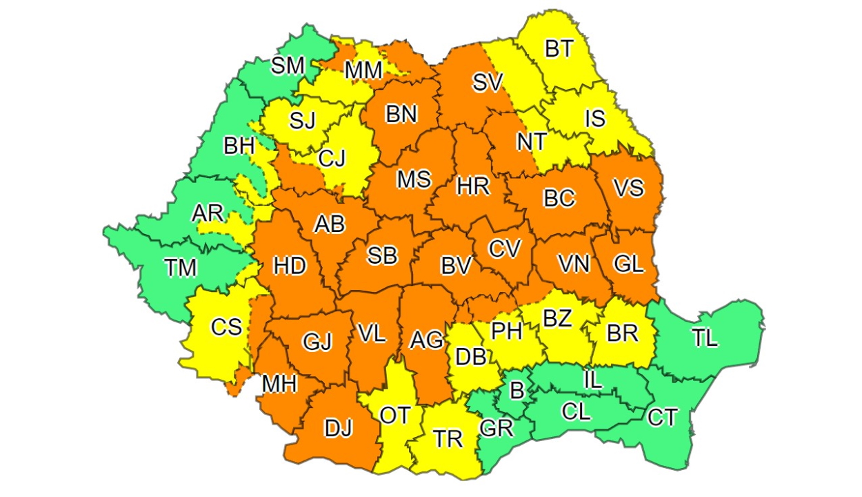 Erdélyben viharok, a délkeleti megyékben kánikula várható