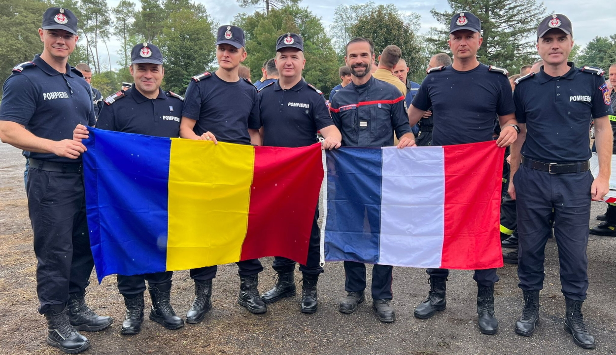 Véget ért a romániai tűzoltók franciaországi küldetése