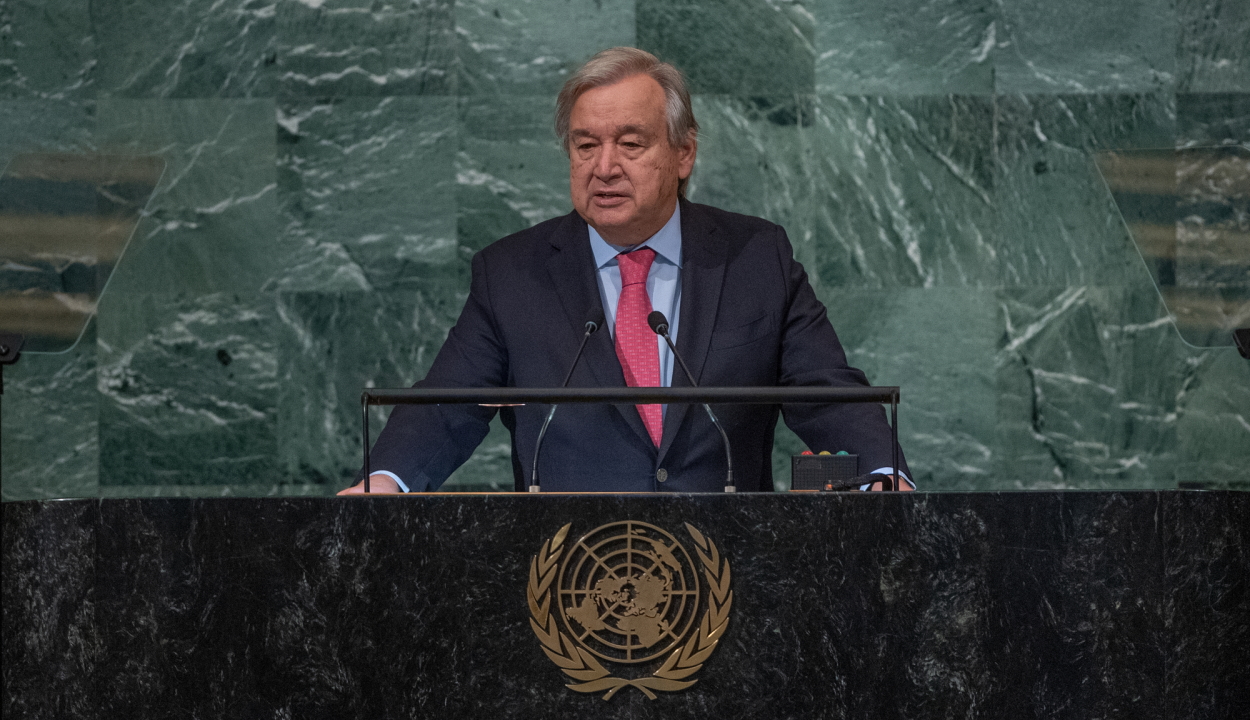 Guterres: nemzetközi jogba ütközne, ha Oroszország területeket csatolna el Ukrajnától