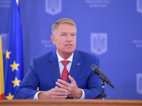 Iohannis: Románia határozottan elítéli Putyin elnök bejelentését Oroszország következő lépéseiről