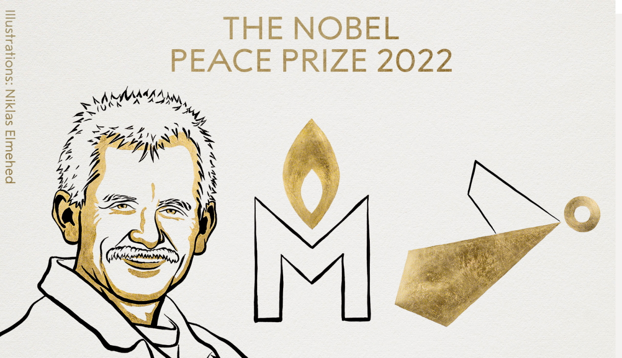 Fehérorosz aktivista, valamint orosz és ukrán civil szervezetek kapják idén a Nobel-békedíjat