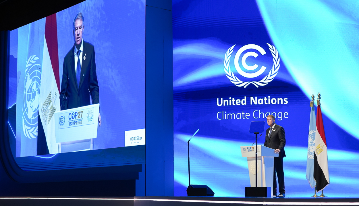 Iohannis: az éghajlatváltozással kapcsolatos tétlenség sokkal többe kerül, mint a cselekvés