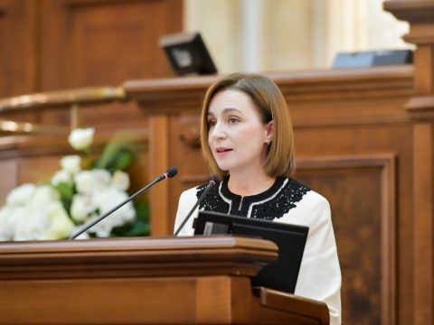 Maia Sandu: félő, hogy Moldova áram- és gázellátás nélkül marad a télen