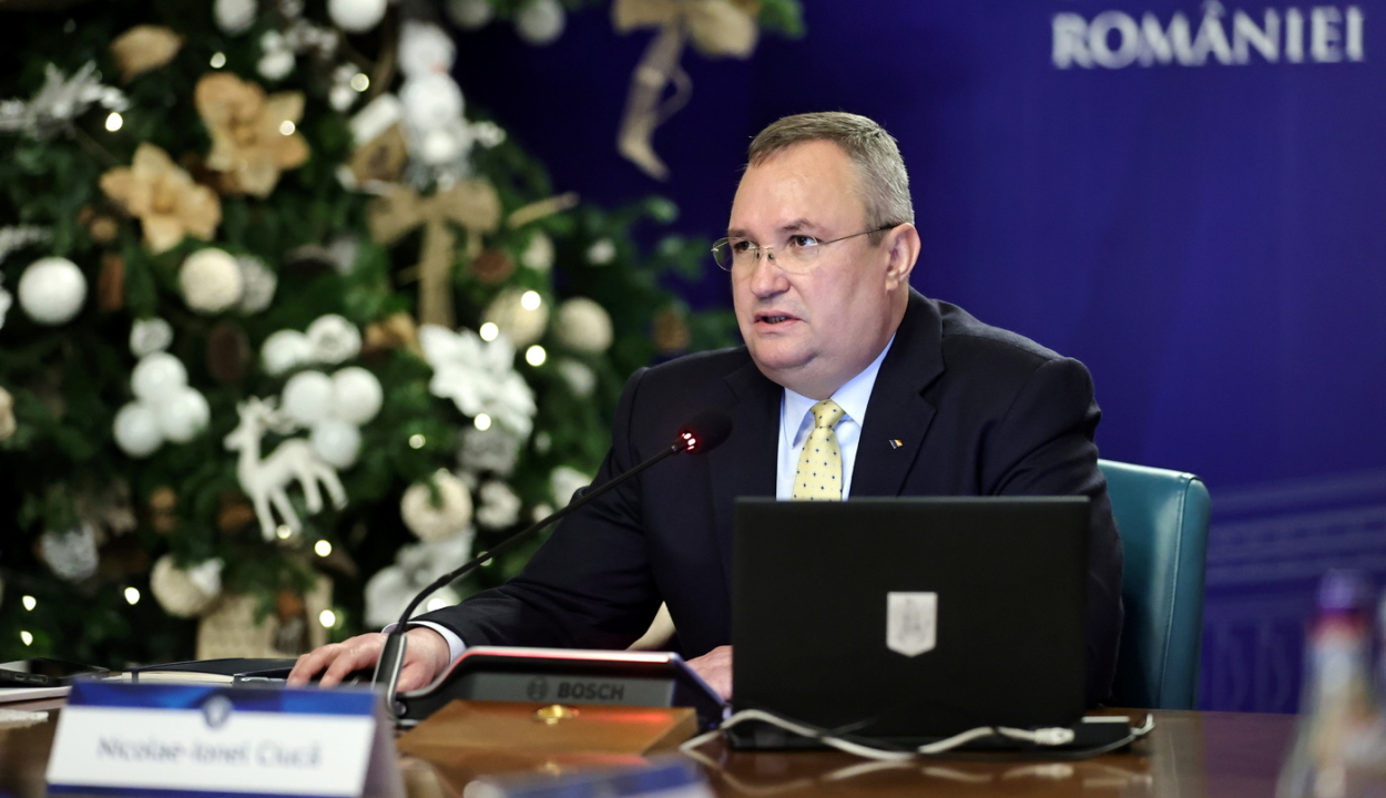 Boldog karácsonyt kívánt a lakosságnak Nicolae Ciucă miniszterelnök