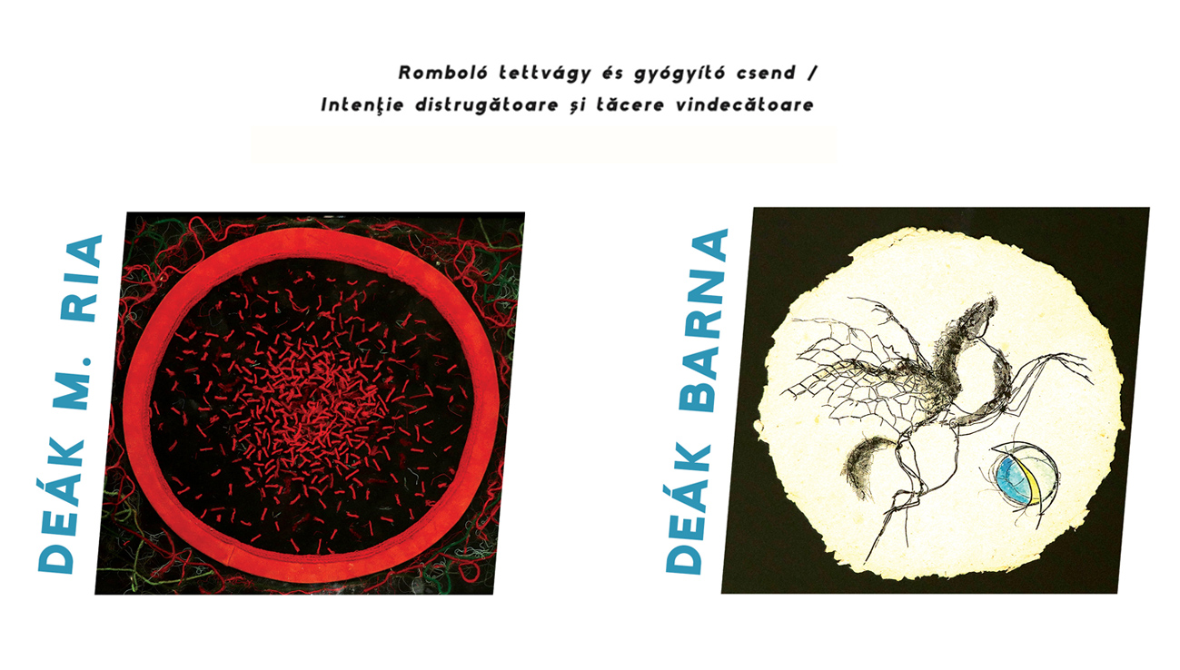 Deák M. Ria és Deák Barna közös kiállítása a Lábasházban