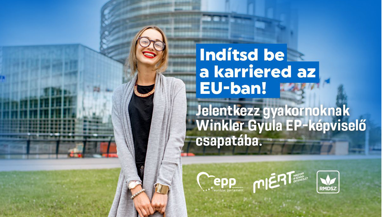 Jelentkezz gyakornoknak az Európai Parlamentbe!