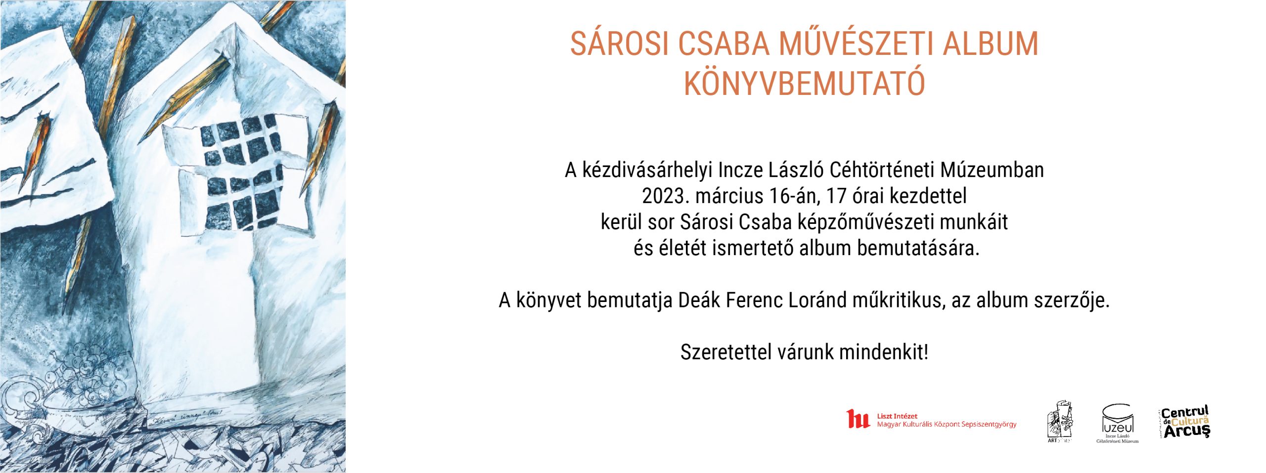 Sárosi Csaba művészeti album bemutatója