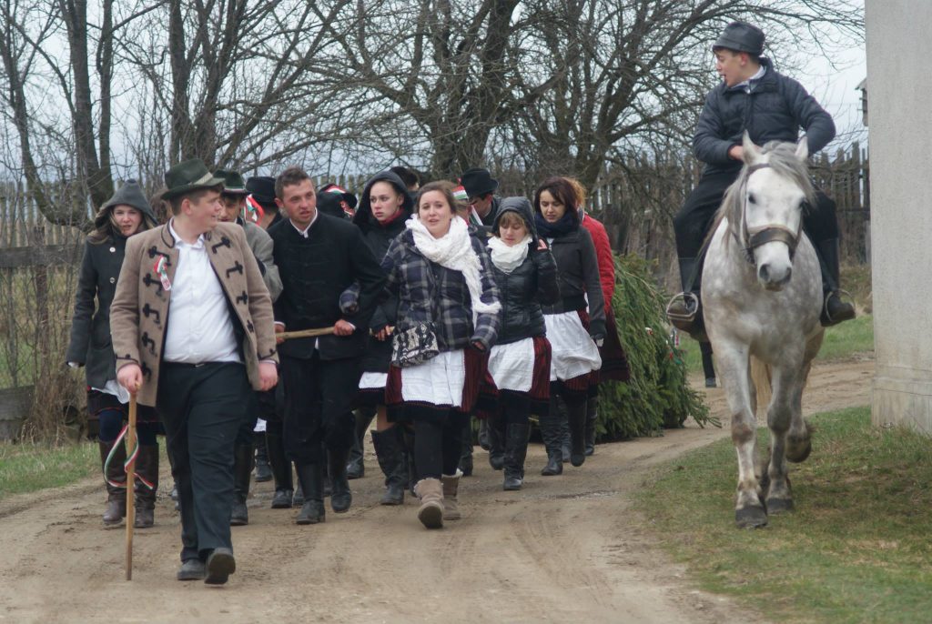 Húsvéti szánozók Orbaiszéken 