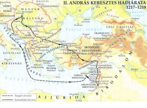 András szentföldi hadjárata (forrás: História folyóirat)