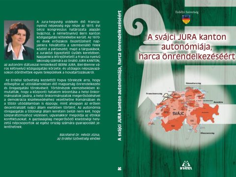 Könyvbemutató: A svájci JURA kanton autonómiája, harca önrendelkezéséért